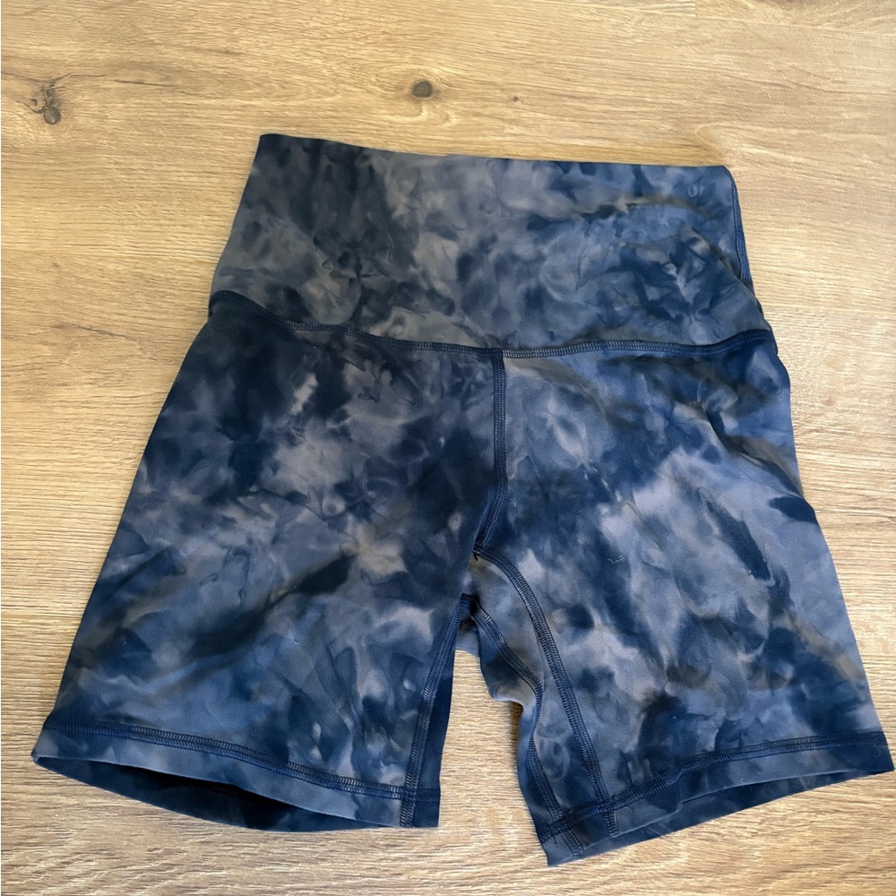 Lululemon Tie-Dye Biker Shorts